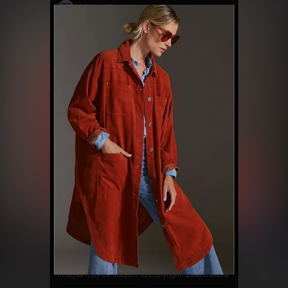 Pilcro Jackets & Blazers - Pilcro Oversized Dusty Salmon Jacket Dress. Different Color Than Shown Here